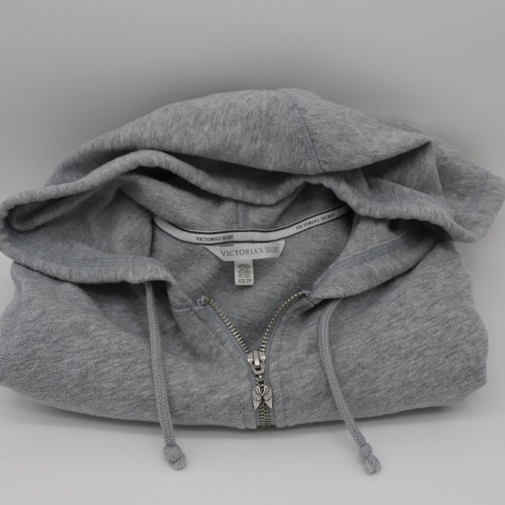 Light Grey Victoria's Secret Angel wings zip up